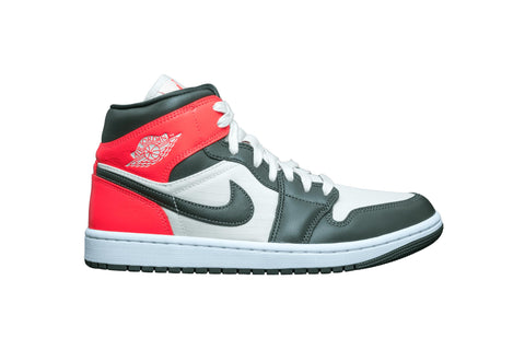 Jordan Womens WMNS Air Jordan 1 Mid SE DQ6078 100 Newsprint - Size 11W