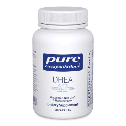 Pure Encapsulations DHEA 25 mg - Supplement for Immune Support, Hormone Balance, Metabolism Support, and Energy Levels* - with Micronized DHEA - 60 Capsules