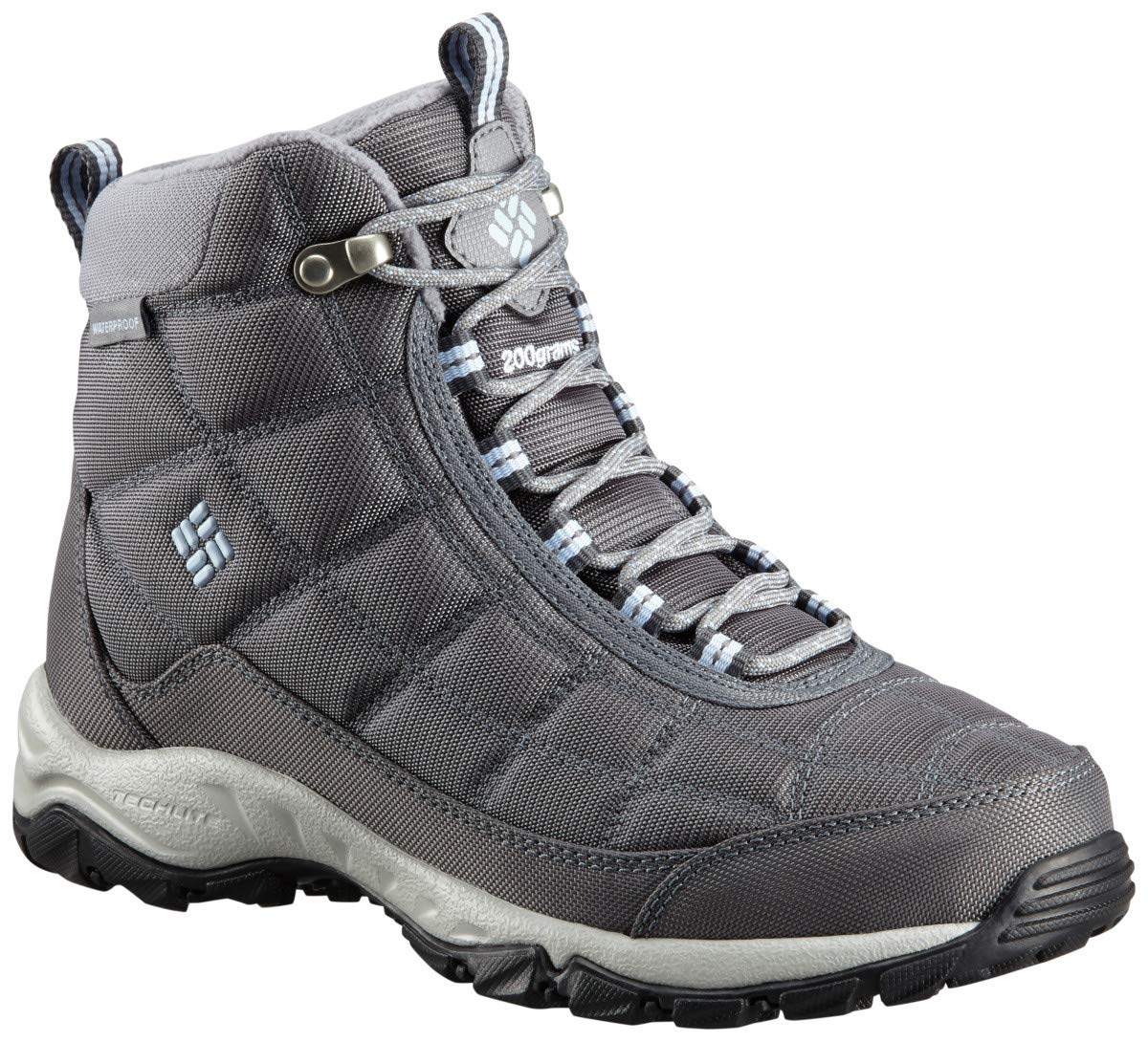 Columbia Women's Firecamp Boot, Graphite/Faded Sky, 9.5