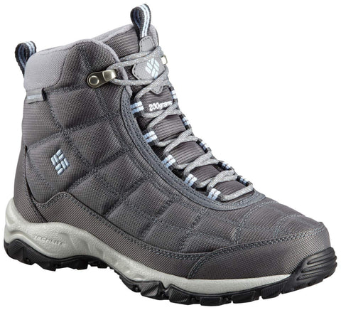 Columbia Women's Firecamp Boot, Graphite/Faded Sky, 9.5