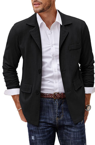 COOFANDY Mens Linen Cotton Casual Suits Blazer Jackets Lightweight Sports Coats