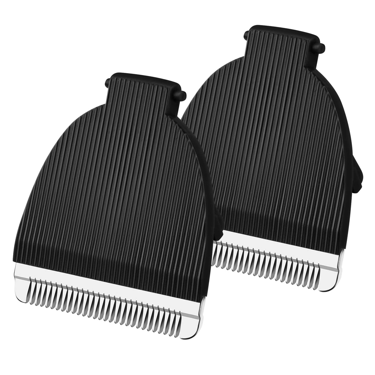 2 Pack Replacement Blades for Meridian Trimmer, Hygienic Ceramic Replacement Blades Compatible with Meridian Body Trimmer, Black