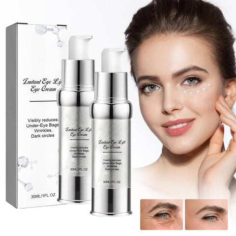 Sea Gril Anti Wrinkle Serum, Peg-8 Complex Anti Wrinkles Essence, Glozie Eye Serum, Anti Aging Firm Eye Cream, Glozie Instant Eye Lift Cream,Temporary Eye Tightener(2PCS)