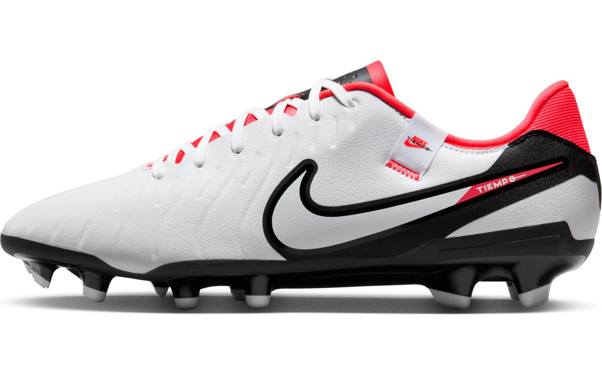 Nike Men's Soccer Low, White Black Bright Crimson, 5.5