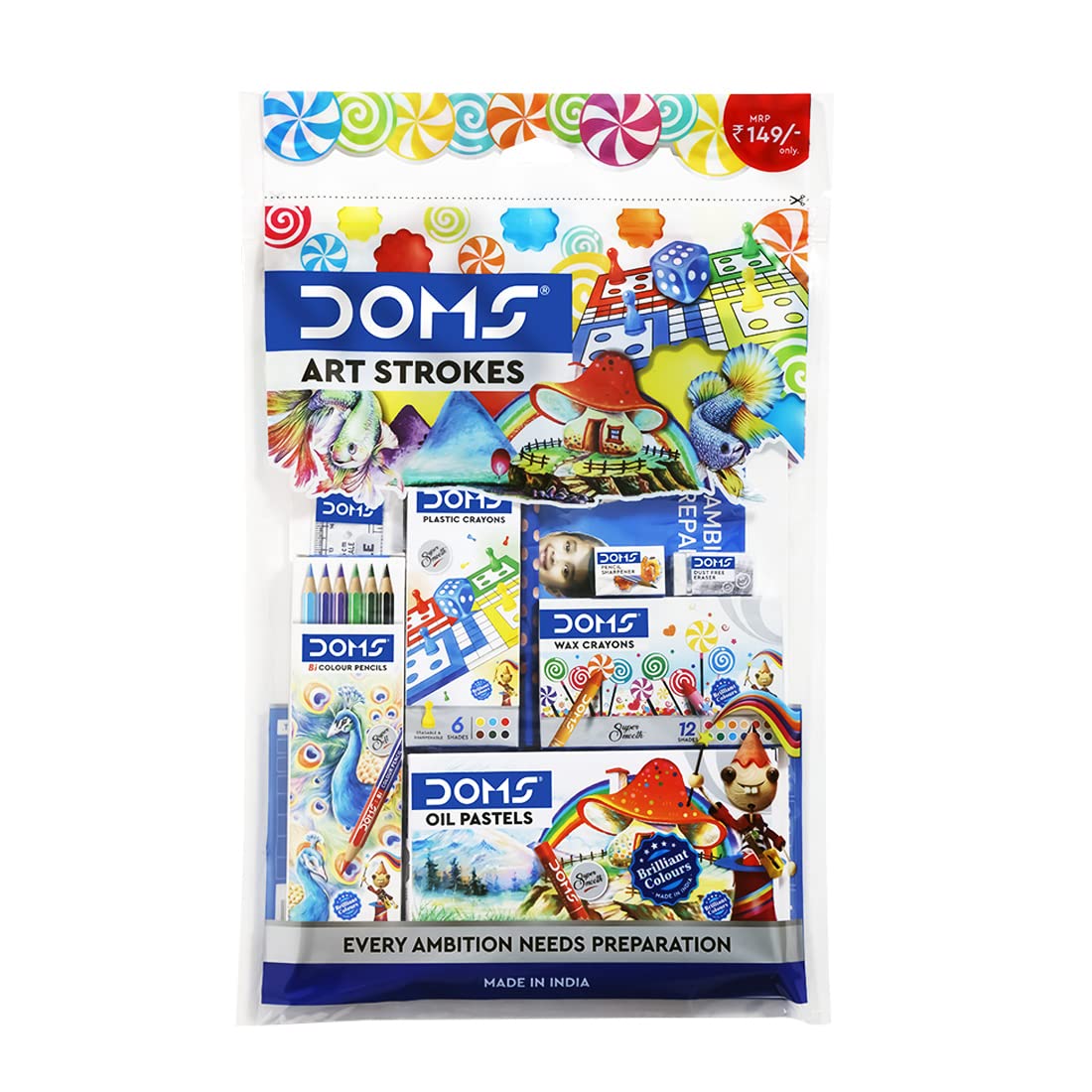 DOMS Gifting Range for Kids Art Strokes Kit