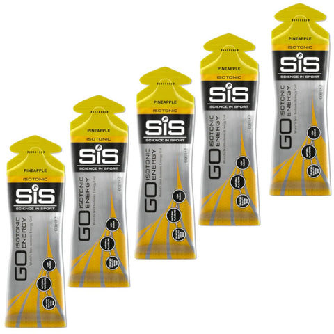 Contrast SIS Go Isotonic Energy Gel 60ml - Pineapple (Pack of 5)
