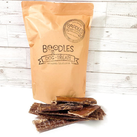200g Beef Jerky (Flat Beef Gullet) Treats For Dogs 100% Natural Chews