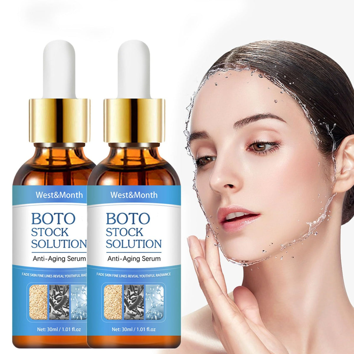 Hyaluronic Acid Serum, Skin Care Serum, Face Serum, Hyaluronic Acid Serum For Face, Serum For Face Anti Aging, 2-Pack