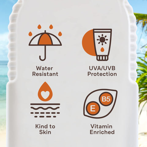 Malibu Sun SPF 50 Lotion, High Protection Sun Cream, Water Resistant, Vitamin E and Aloe Vera Extract, 100ml