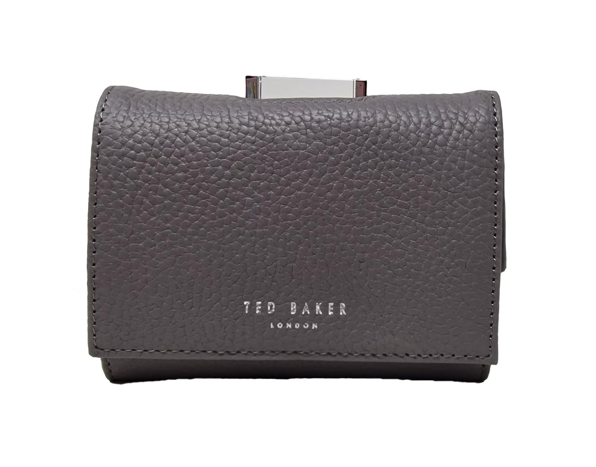 Ted Baker Baran Small Bobble Purse - Women's Genuine Leather Contemporary Purse - Grey - Popper Closure, External Pocket