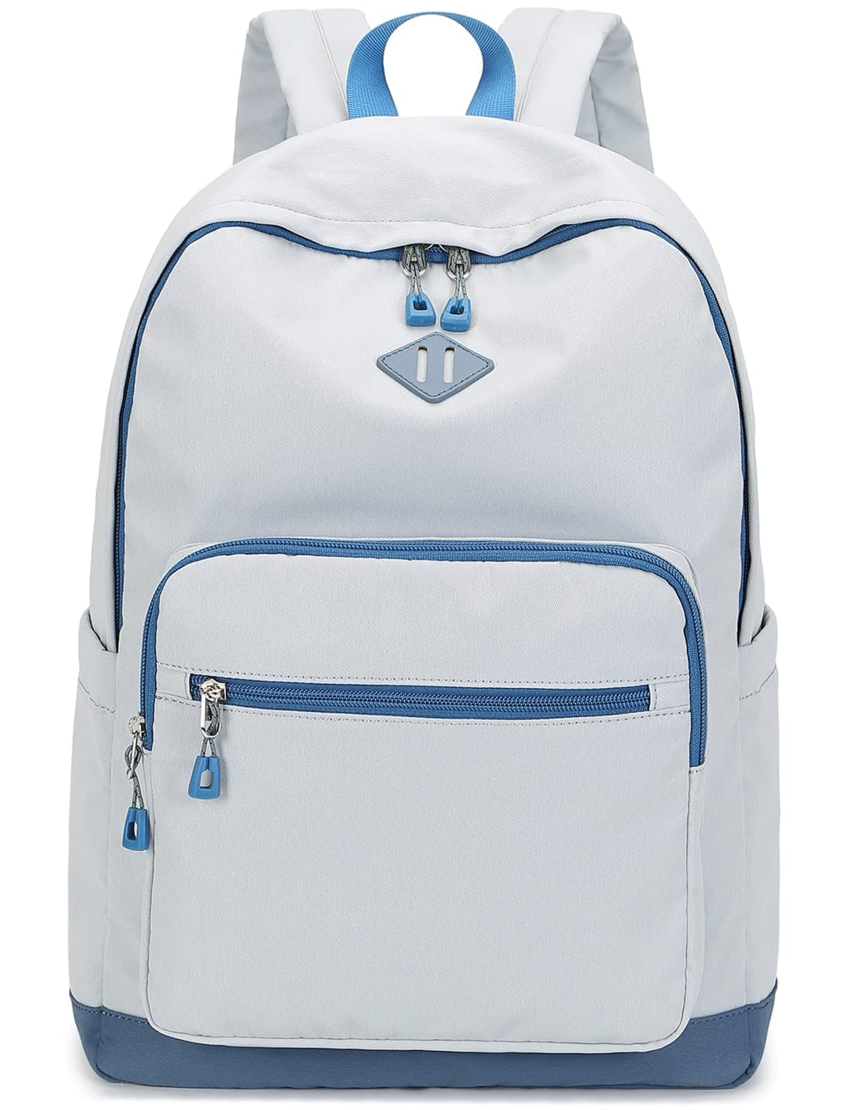 Lohol Classic Backpack for Girls Boys Teens, Lightweight Daypacks for School and Travel (Grey)