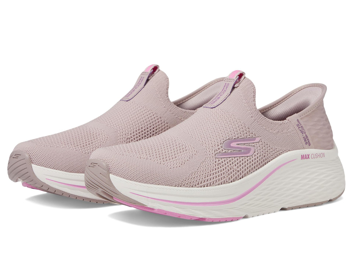 Skechers Women's Max Cushioning Elite 2.0 Eternal Hands Free Slip-ins Sneaker, Mauve, 8