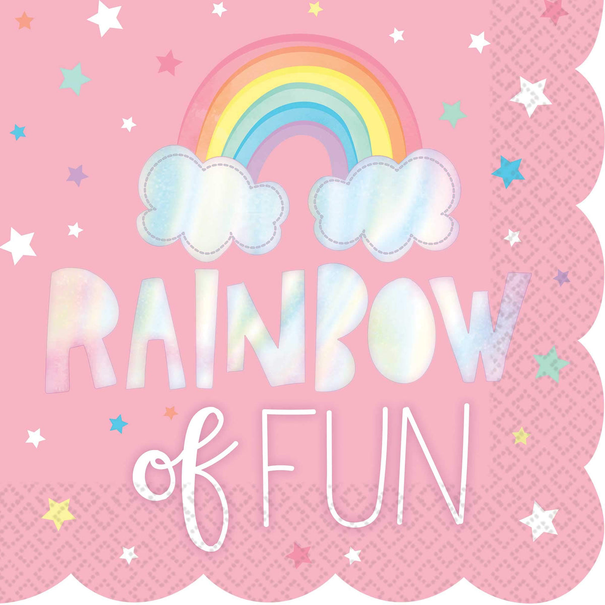 Rainbow The Fun Design Luncheon Napkins-16pc