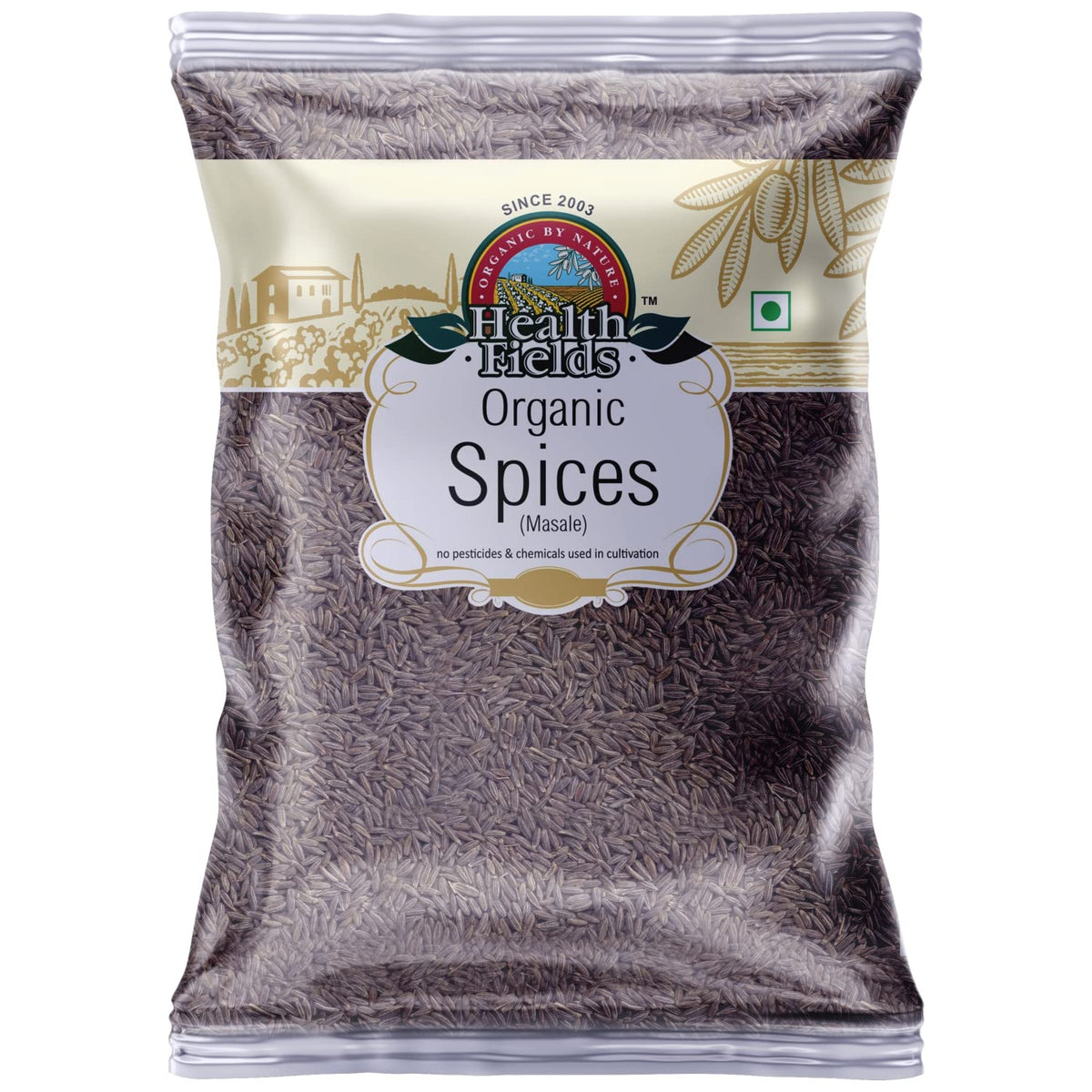 Health Fields Organic Aromatic Whole Cumin Seeds Indian Spice Jeera/Zeera, 200 Gm