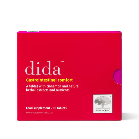New Nordic Dida 90 Pack - Bloating Relief - Natural Anti Bloating Tablets to Prevent Bloating and Discomfort After Eating - Suitable for Men and Women - Gluten and Dairy Free Vegan Supplements