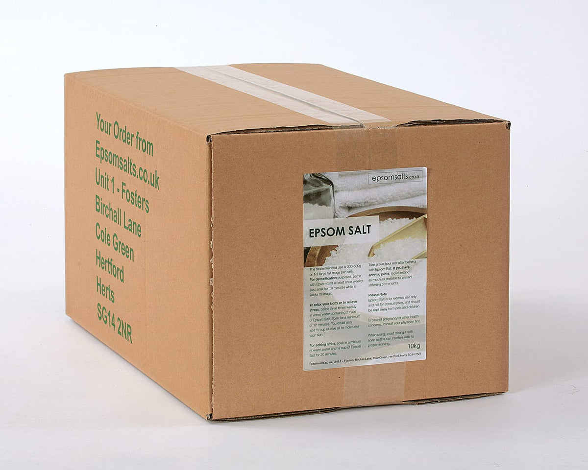 Epsom Salts (Medical Grade) 10kg Pack - Free Next Day Delivery