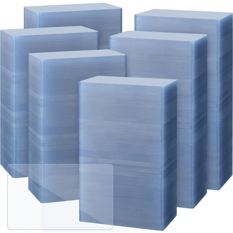 Yexiya Clear Plastic Cards PVC Transparent Cards for ID Badge Printers Graphic Quality CR80 30 Mil Blank ID Card Business Name Card for Credit Card Fit Most Photo ID Badge Printers (500 Pcs)