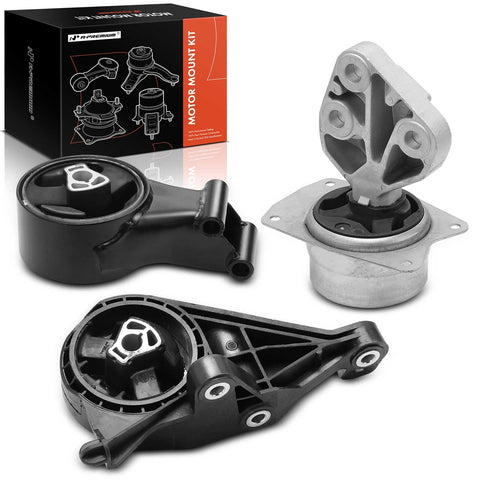 A-Premium 3PCS Transmission Mount and Torque Strut Mount Set Compatible with Chevrolet Malibu 2014-2015, Malibu Limited 2016, 2.5L, Automatic Transmission, Replace# 20972904 23113984