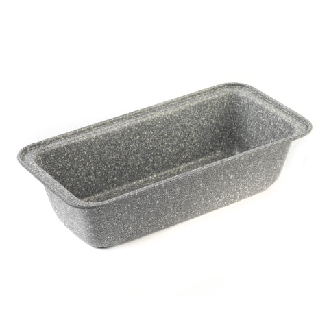 Salter BW02776G Non-Stick Loaf Baking Pan, Marblestone Collection, Perfect for Bread, Malt Loaf & Cakes, Oven Safe Up to 220Â°C/Gas Mark 7, Easy to Clean, Strong and Durable, Carbon Steel, Grey, 27 cm