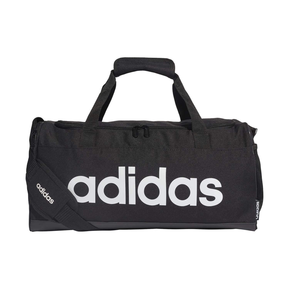 adidas Lin Duffle S Duffel - Black/Black/White, NS