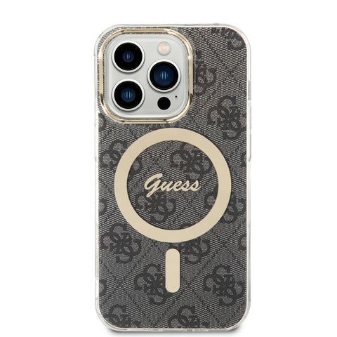 CG Mobile Guess Magsafe IML 4G Hard Case for iPhone 15 Pro - Black