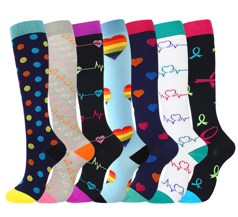 Sabarry Womens Compression Best Socks for Running,Medical,Sports,Flight Travel, Pregnancy Small - Medium Compression Socks 1