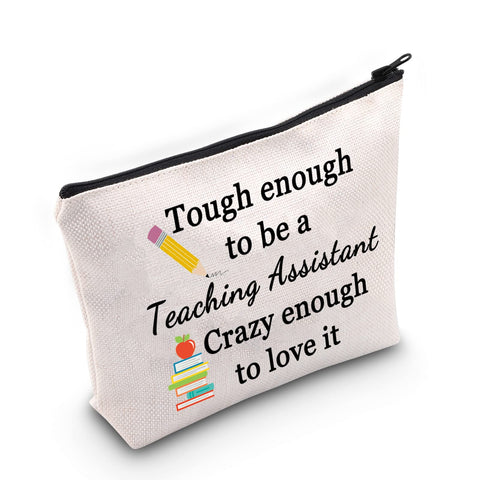 TSOTMO Teaching Assistant Gift Teacher Pencil Case Appreciation Gift Thank You Gift For Teaher Assistant Best Teaching Assistant Ever Gift (Teaching Assistant)