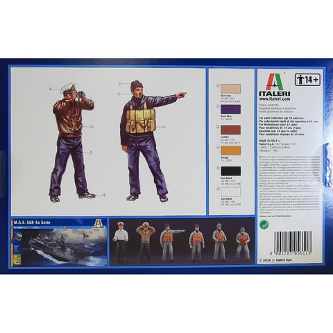 Italeri Models MAS Crew and Accessories Kit