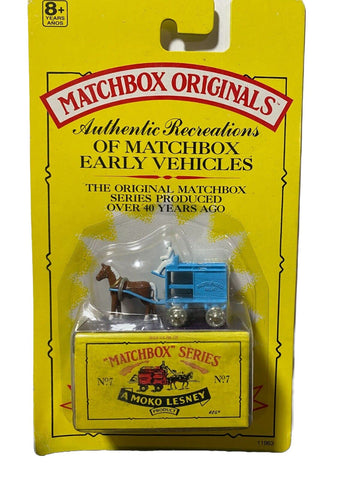 1993 Matchbox Originals Limited Edition Collectors' Series I 1:72 Scale Diecast Vehicle with Authentic Collector Box: Horse-Drawn Milk Float No.7