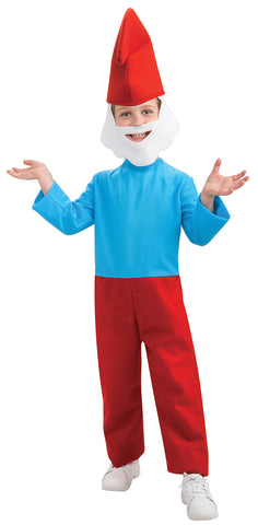 Rubie's Child's Smurfs The Lost Village - Papa Smurf Costume, Large
