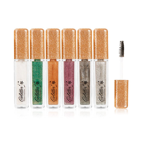 Joyeee 6 Colors Mascara Set, Glitter Mascara Waterproof Long-lasting Volumising Lengthening Curling, Create 3D Charming Eye Makeup, Brilliant Halloween/Christmas Gift Set for Women Teenage Girls#7
