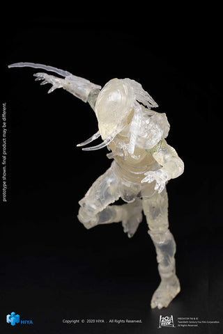 Hiya Toys Predators: Invisible Tracker Predator 1:18 Scale Action Figure, Multicolor