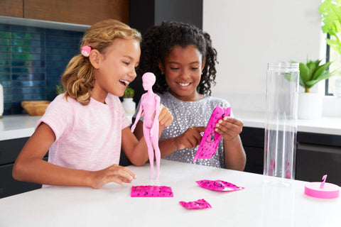 Barbie Color Reveal Doll & Accessories, Animal-Themed Looks, 7 Surprises, 1 Doll (Styles May Vary)