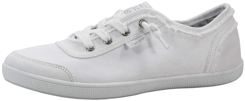 Skechers Women's Bobs B Cute White/Silver Sneaker 8 M US