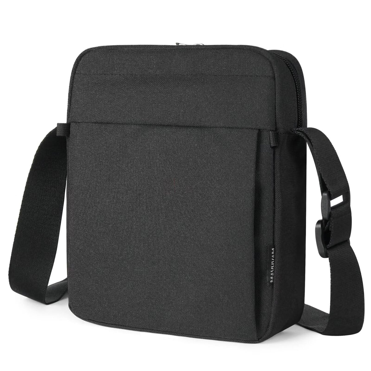 MAVHVAM Cross Body Bag Men Shoulder Bags Small Sling Bag with Adjustable Strap Water Repellent Messenger Bag Large Capacity Side Bag for Travel Hiking Walking Daily Use Black