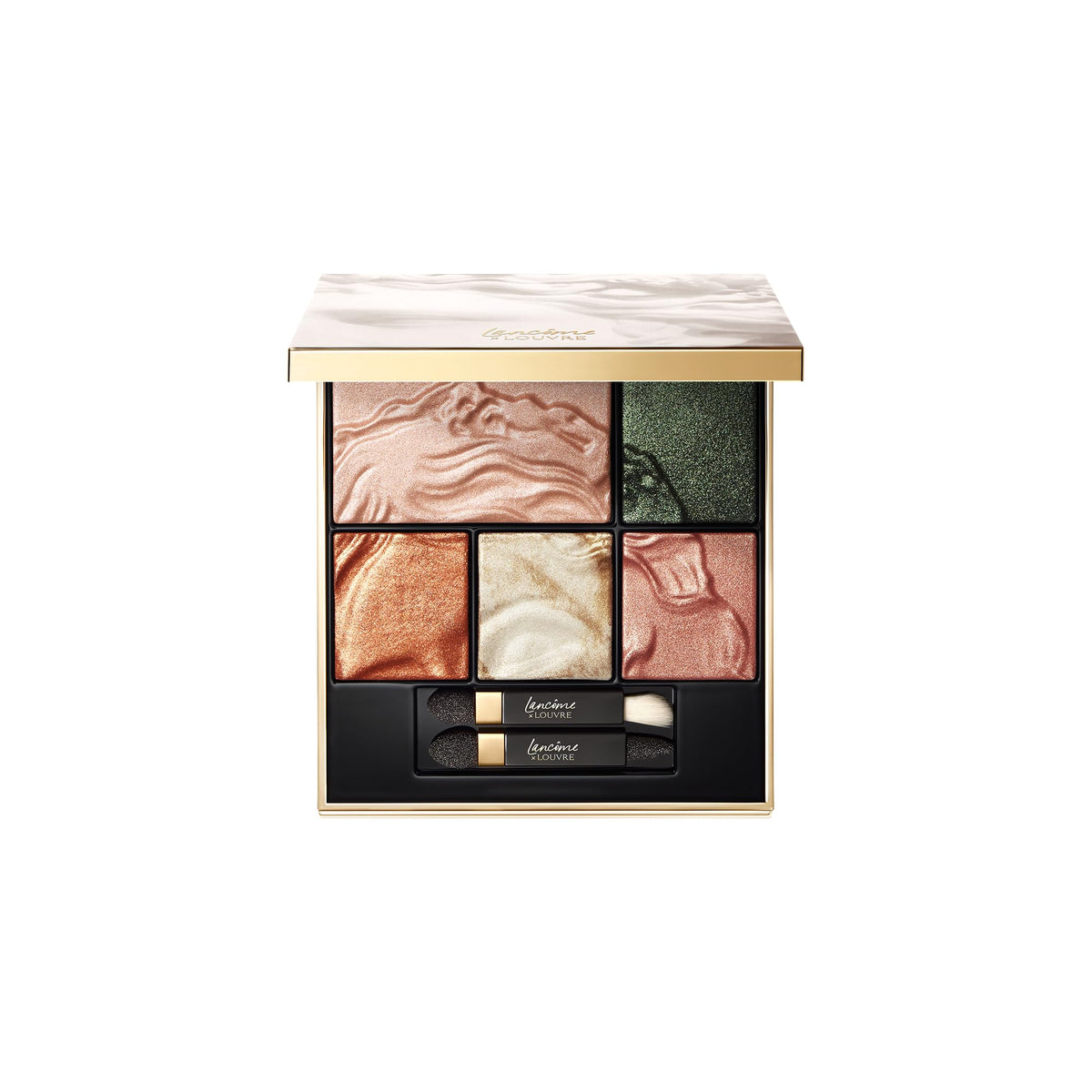 LancÃƒÆ’Ã†â€™Ãƒâ€ Ã¢â‚¬â„¢ÃƒÆ’Ã¢â‚¬Å¡Ãƒâ€šÃ‚Â´me x The Louvre Collection Richelieu Wing Face & Eyeshadow Palette - Makeup Palette Includes Face Highlighter & 4 High-Pigmented, Shimmery Eyeshadow Shades