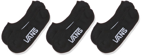 Vans - Men's, Classic Super No-Show Socks - 3 Pack - Black/White - Large (9.5-13)