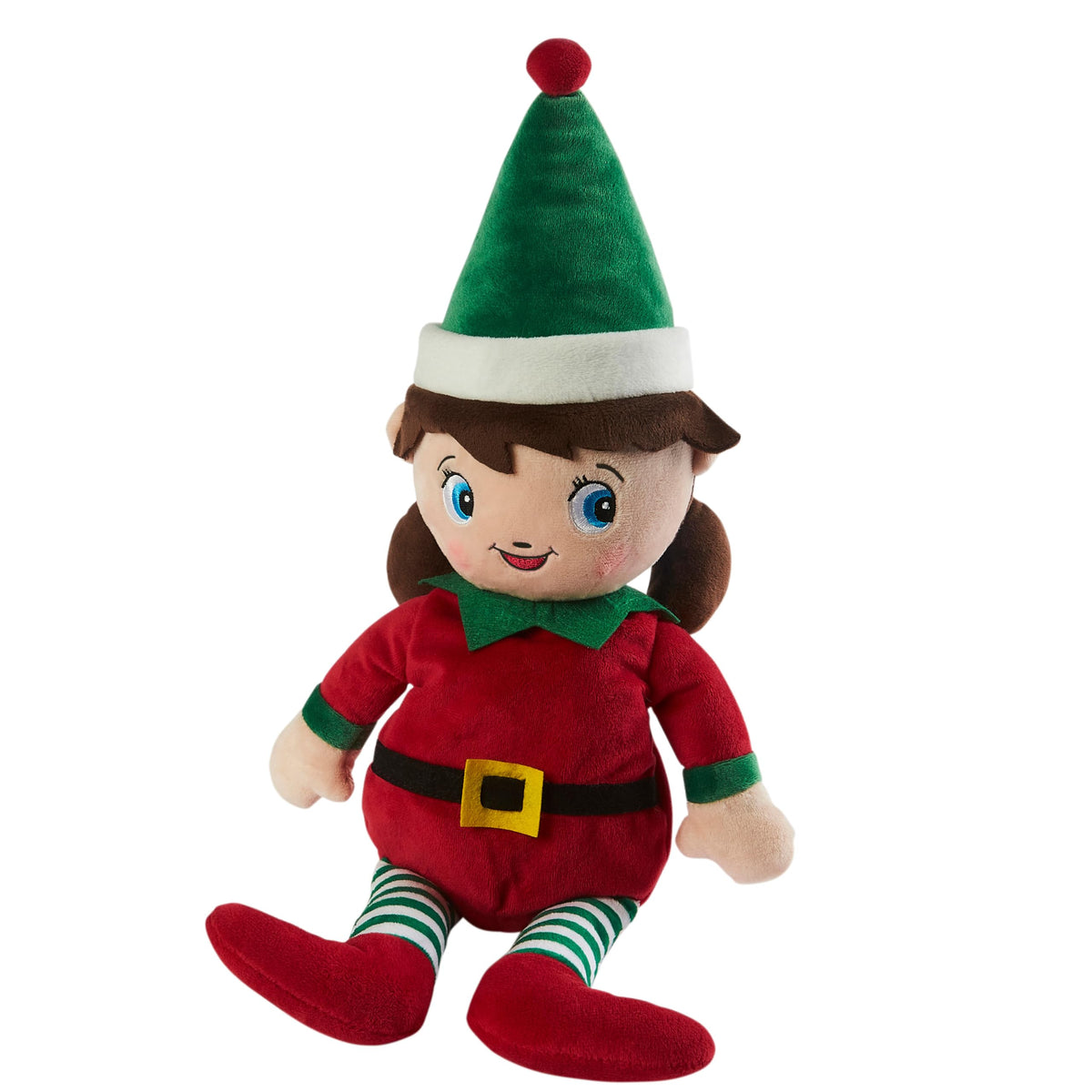 Warmies CP-ELF-2 Heatable Plush Toy, Green & red