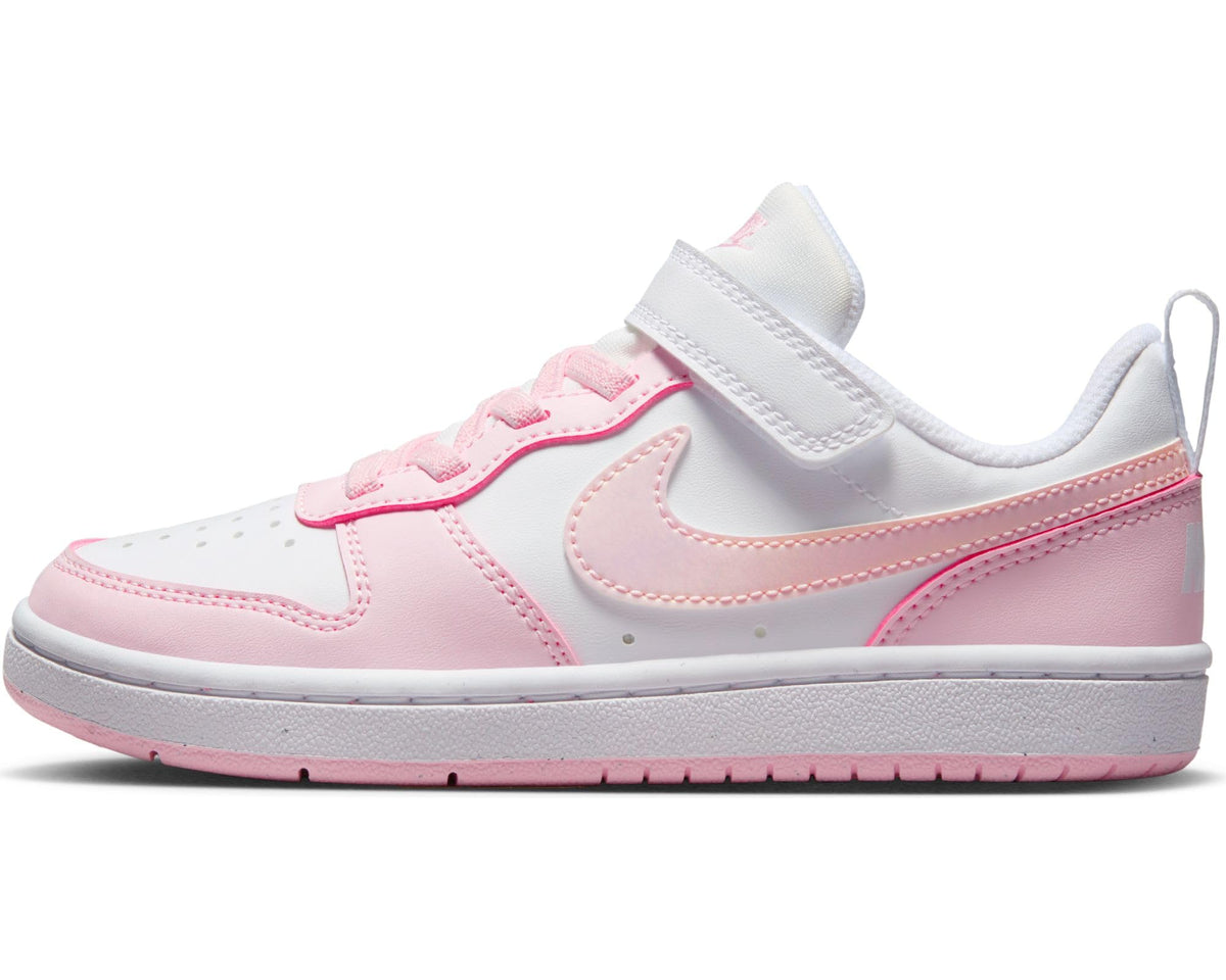 Nike Boy's Sneaker, White Pink Foam, 31.5 EU