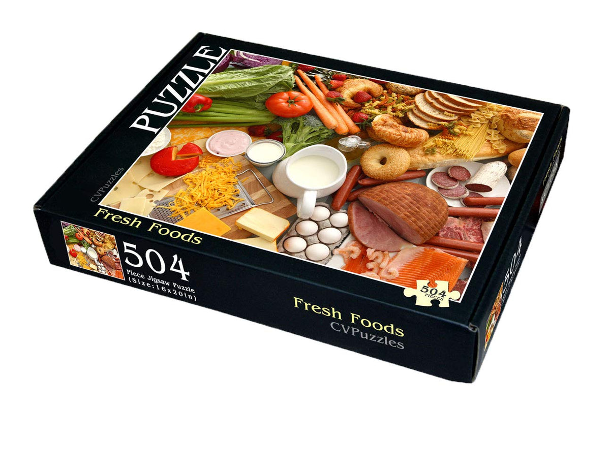 Fresh Foods 504 Piece Jigsaw Puzzle 16" X 20"