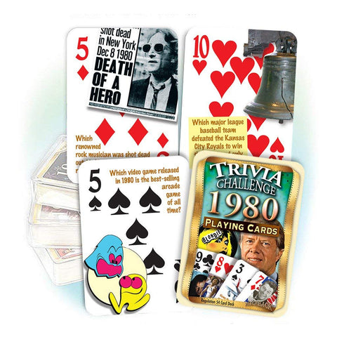 Flickback 1980 Trivia Playing Cards: Birthday