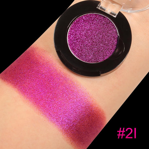 BEUSELF Purple Glitter Eyeshadow, Highly Pigmented Sparkling Metallic Eyeshadow Long Lasting Bright Duochrome Eye Shadow, Bright Rose Pink Purple Holographic Eyeshadow for Women, 100% Vegan Talc Free