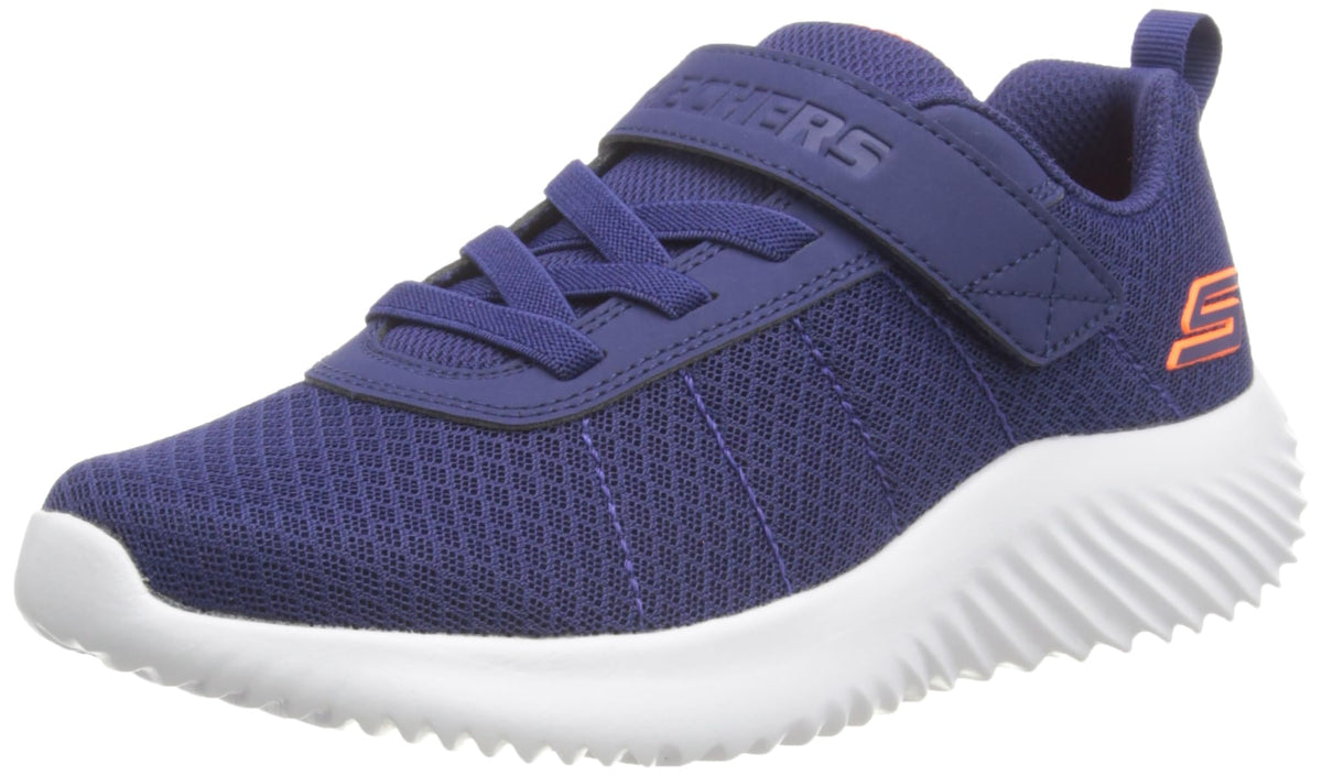 Skechers Kids Kids Bounder-BARONIK Sneaker, Navy, 5 US Unisex Toddler