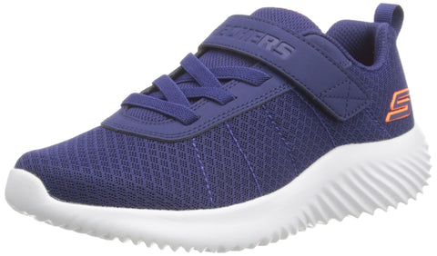 Skechers Kids Kids Bounder-BARONIK Sneaker, Navy, 5 US Unisex Toddler