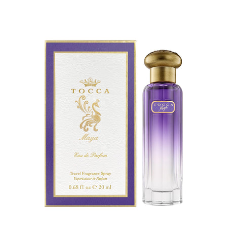 Tocca Women's Perfume, Maya Fragrance, 0.68 oz (20 ml) - Warm Floral, Wild Iris, Blackcurrant, Patchouli Heart