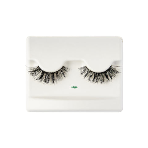 KISS Sister Nature, False Eyelashes, Sage', 12 mm, Includes 1 Pair Of Lash, Contact Lens Friendly, Easy to Apply, Reusable Strip Lashes