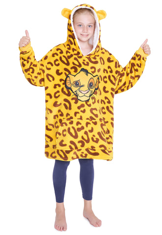 Disney Hoodies for Teenager, Oversized Hoodie Blanket, Minnie Mickey Stitch Gifts (Mustard)