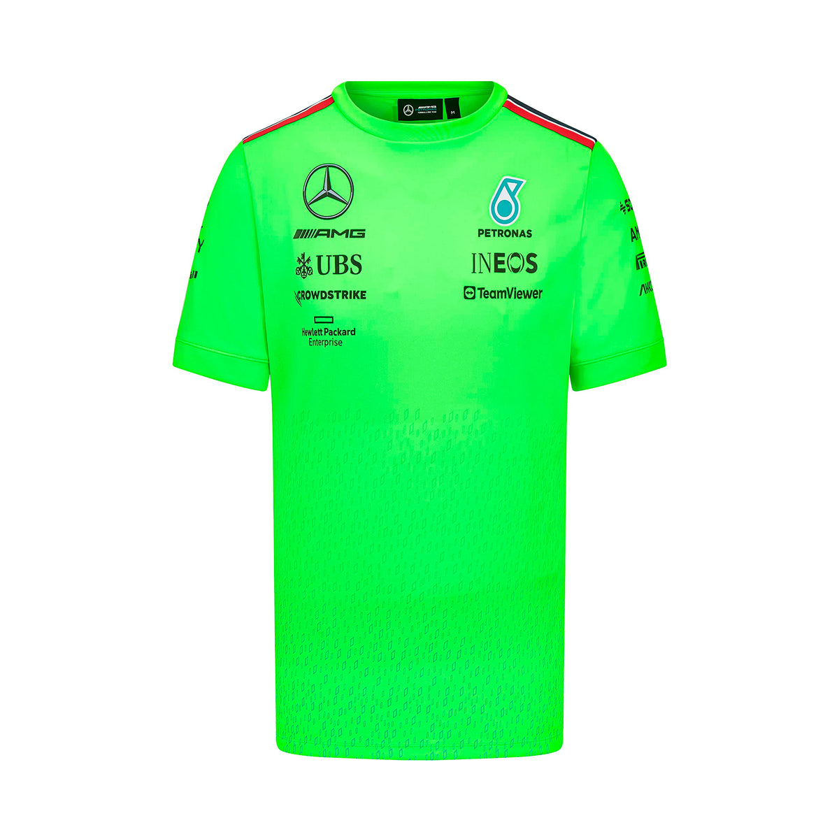 Mercedes AMG Petronas Formula One Team - 2023 Team Setup T-Shirt - Green - Men - Size: XS