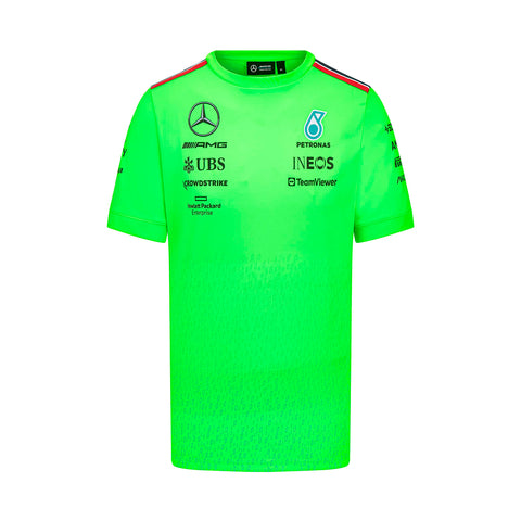 Mercedes AMG Petronas Formula One Team - 2023 Team Setup T-Shirt - Green - Men - Size: XS