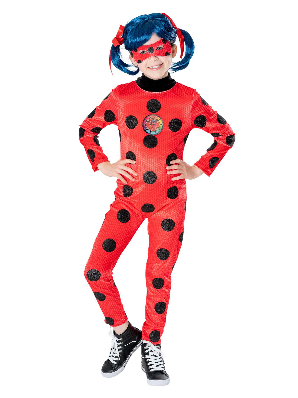 Rubies 3015055-6000 Miraculous Ladybug Premium Child Costume Fancy Dress, Boys, Girls, Multi, Age 5-6 Years Halloween Halloween